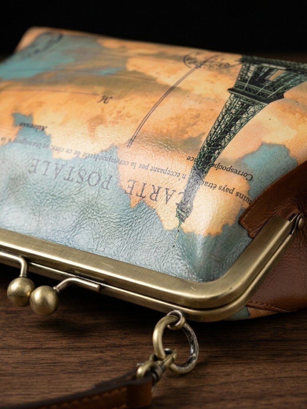 Patricia Nash Vione Frame Bag - Paris Postcard - Picture 6 of 7